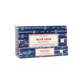 Set of 12 Packets of Blue Sage Incense Sticks by Satya