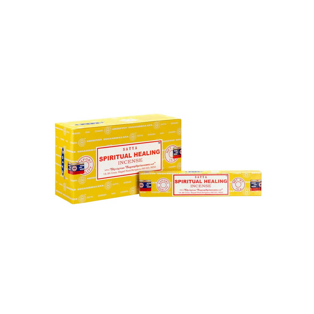 Set of 12 Spiritual Healing Incense Sticks by Satya (12/50)