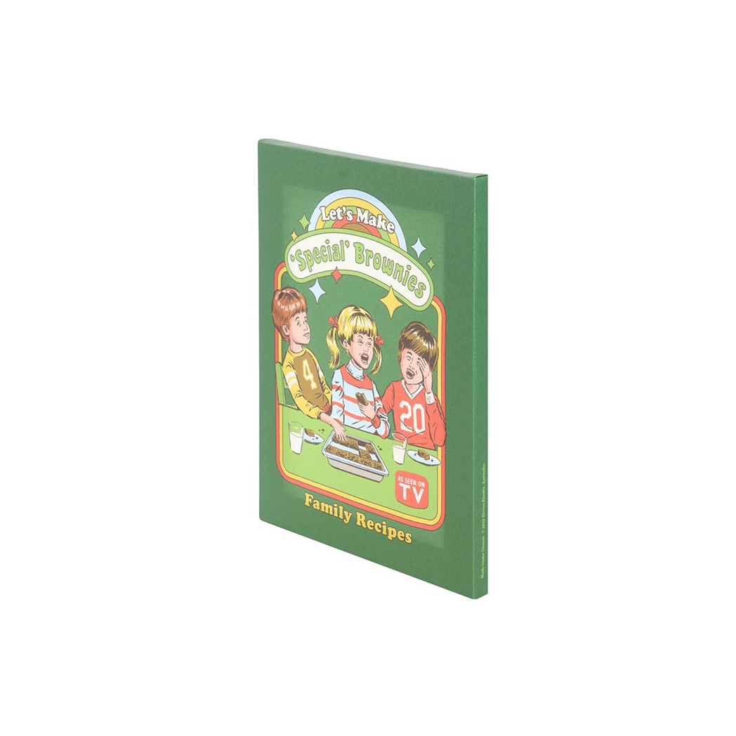 19x25cm Let's Make Brownies Canvas Plaque by Steven Rhodes