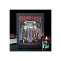 19x25cm Worship Coffee Canvas Plaque by Steven Rhodes
