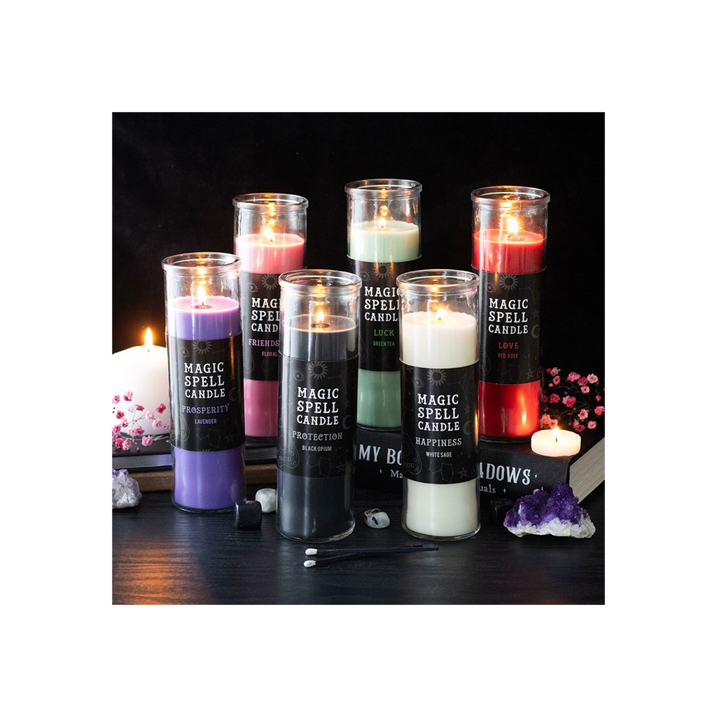 Prosperity Lavender Magic Spell Tube Candle