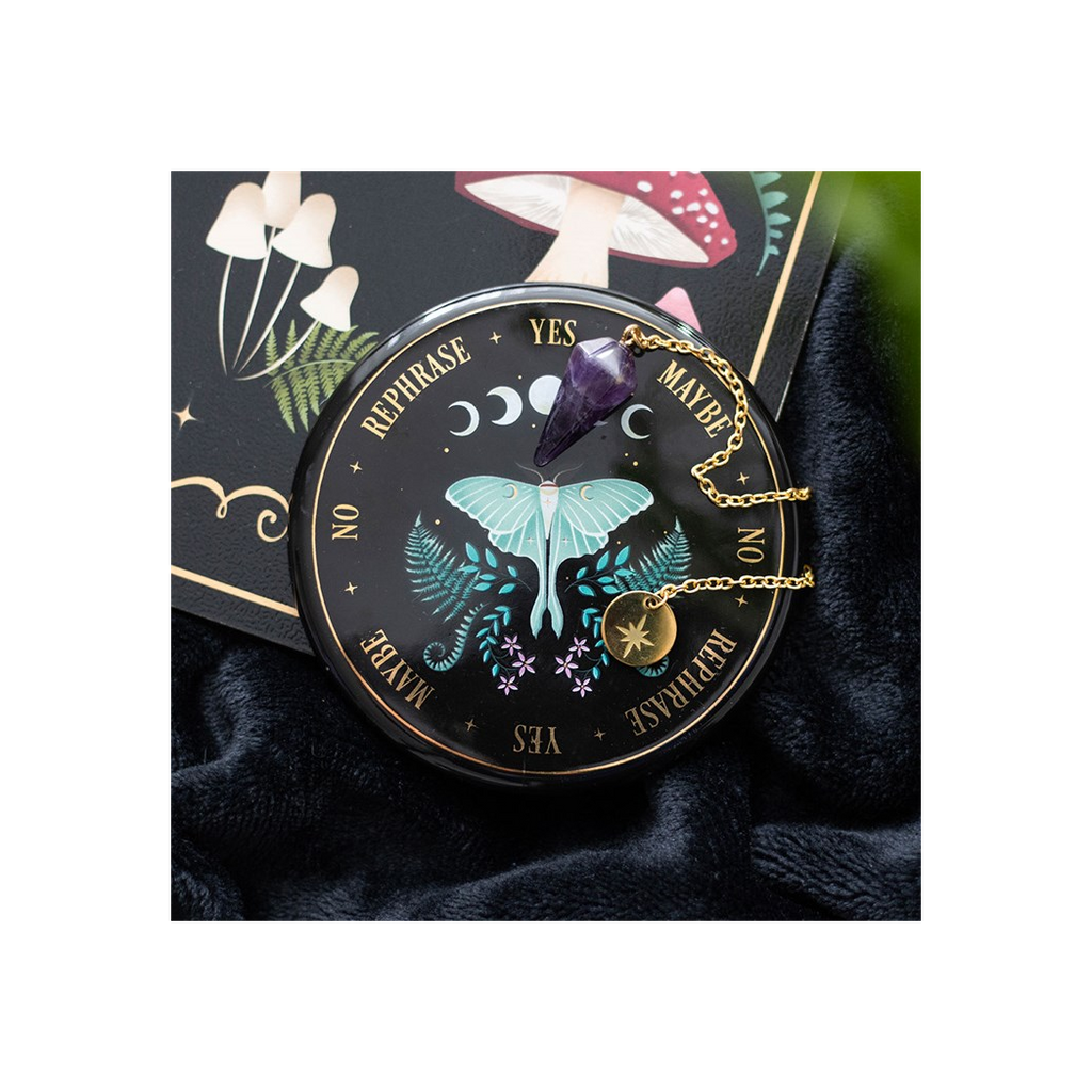 Luna Moth Pendulum Divination Kit