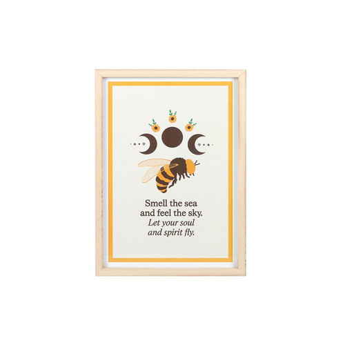 Bee Radiant Bee Framed Wall Art Print