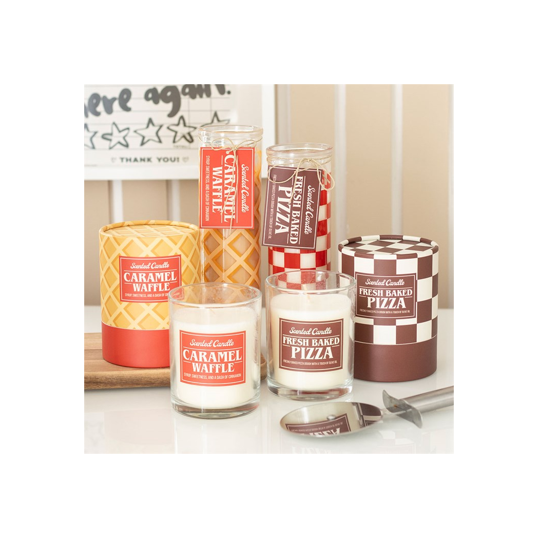 Caramel Waffle Scented Tube Candle