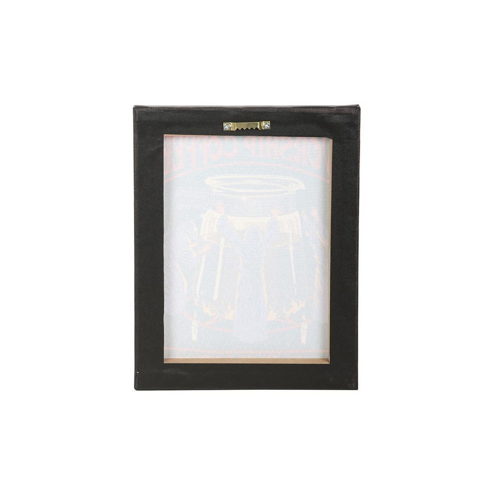 19x25cm Worship Coffee Canvas Plaque by Steven Rhodes