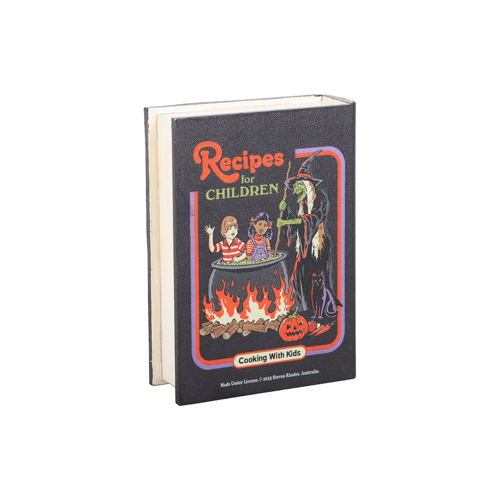 Recipes for Children Book Shaped Storage Box by Steven Rhodes
