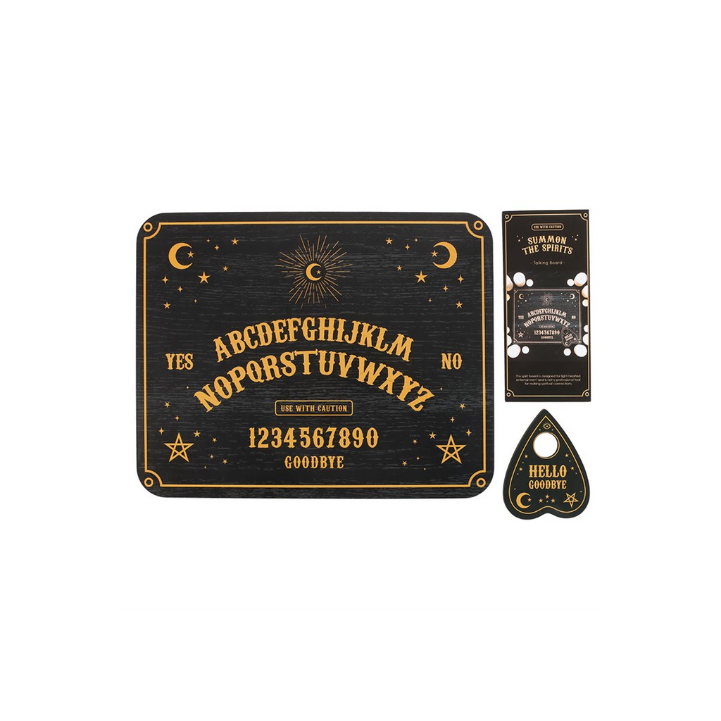Black Talking Board with Planchette