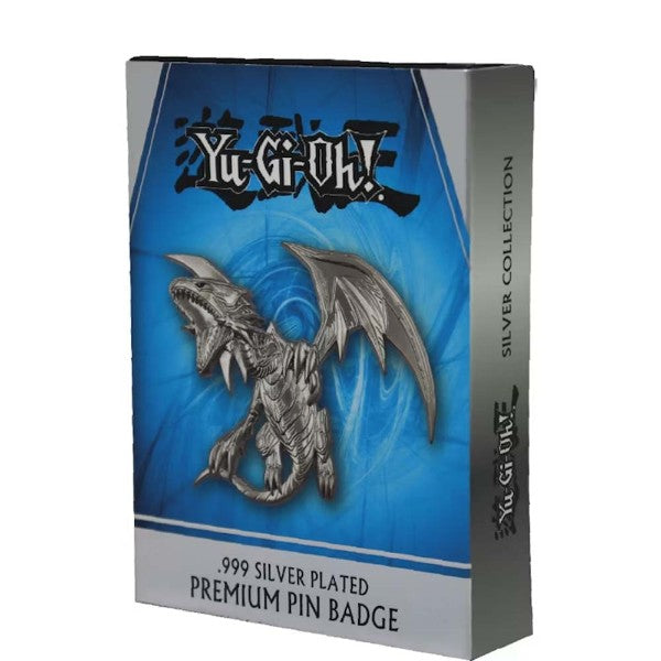 Yu-Gi-Oh! Blue Eyes White Dragon XL Pin Badge .999 Silver Plated