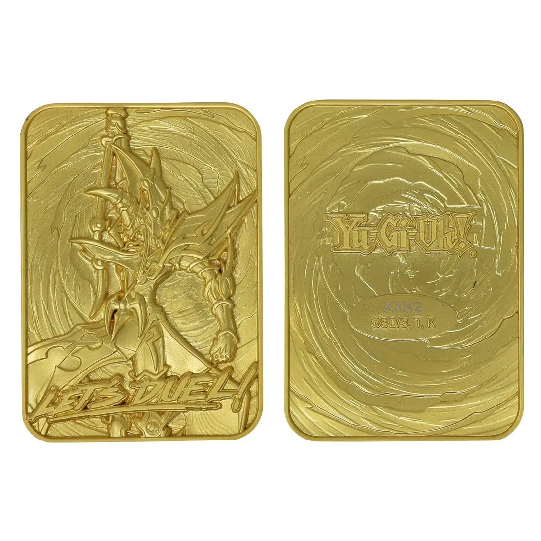 Yu-Gi-Oh! Dark Paladin 24k Gold Plated Limited Edition Metal Card
