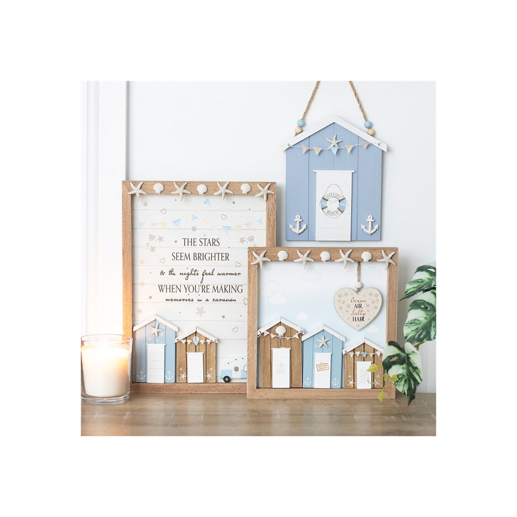 The Stars Seem Brighter 3D Shell Caravan Plaque