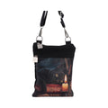 Small The Witching Hour Fantasy Witch Cat Shoulder Bag by Lisa Parker
