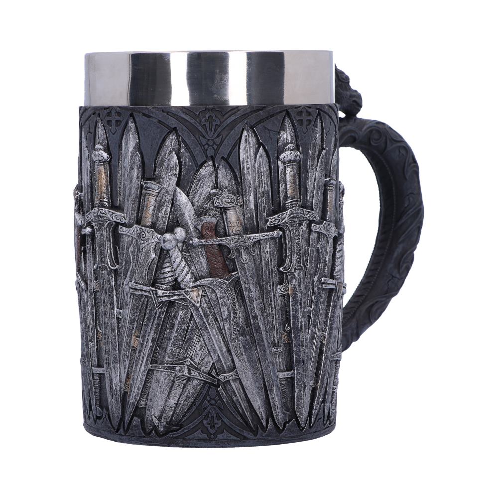 Medieval Sword Dragon Tankard Gothic Fantasy Mug