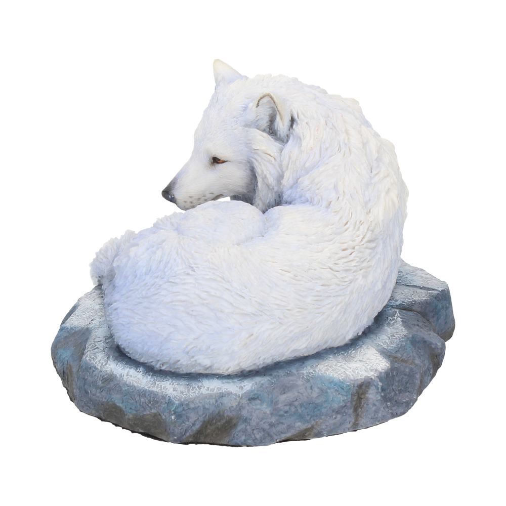 Guardian of the North Wolf Figurine by Lisa Parker Snowy Wolf Ornament