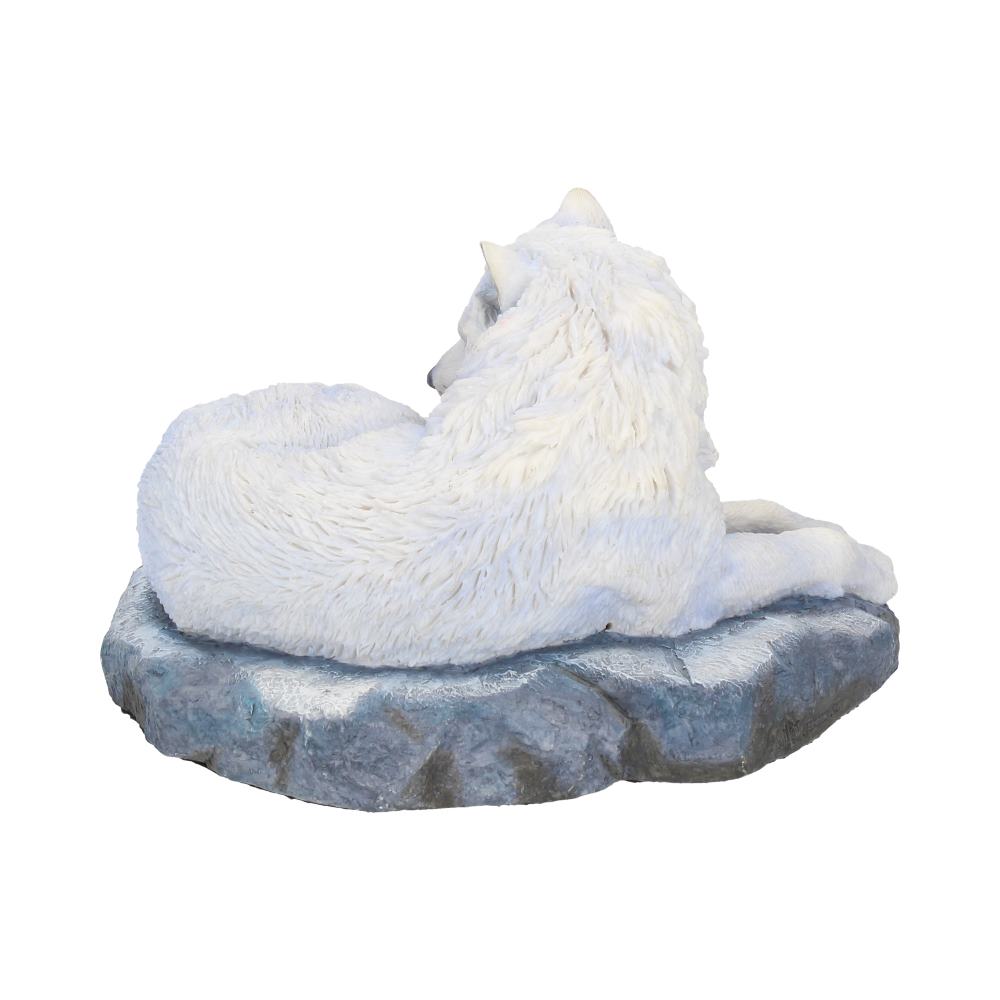 Guardian of the North Wolf Figurine by Lisa Parker Snowy Wolf Ornament