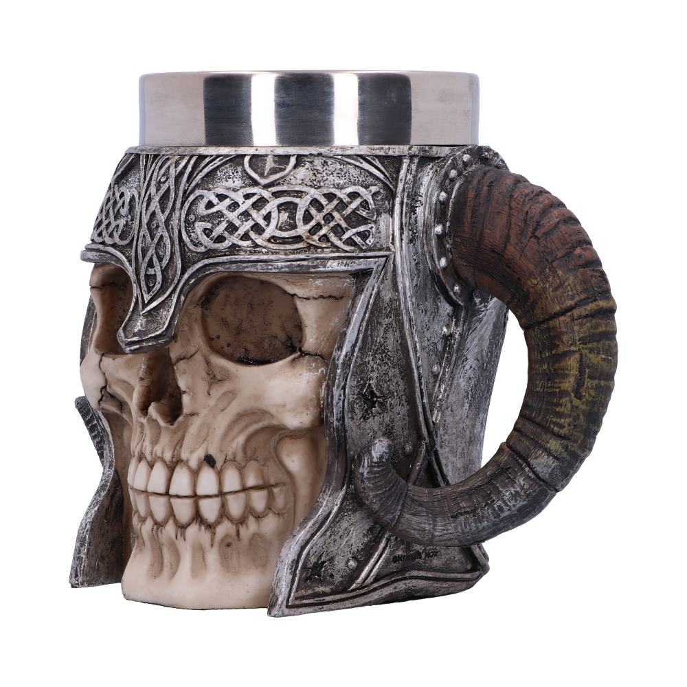 Viking Skull Helmet Tankard Historical Mug
