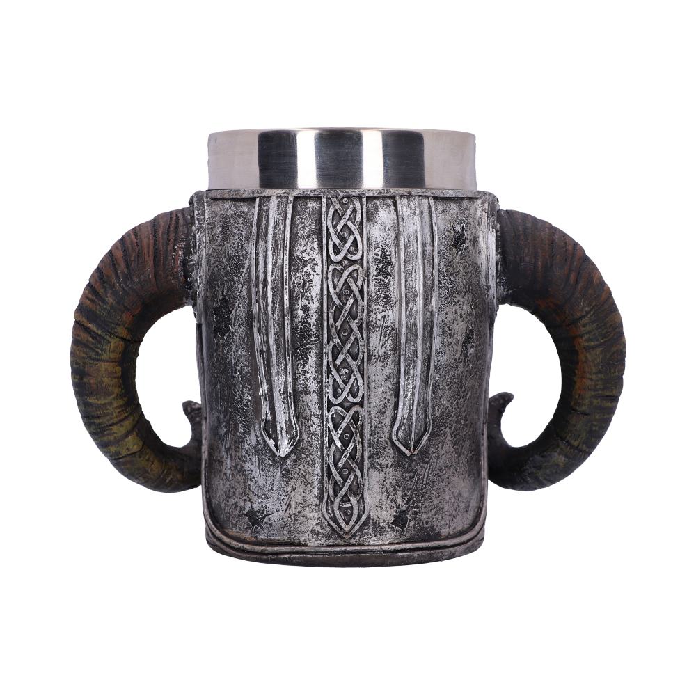 Viking Skull Helmet Tankard Historical Mug