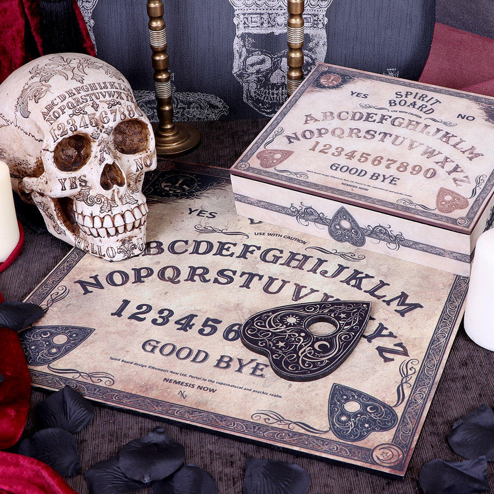 Antiqued Beige Spirit Talking Board with Planchette