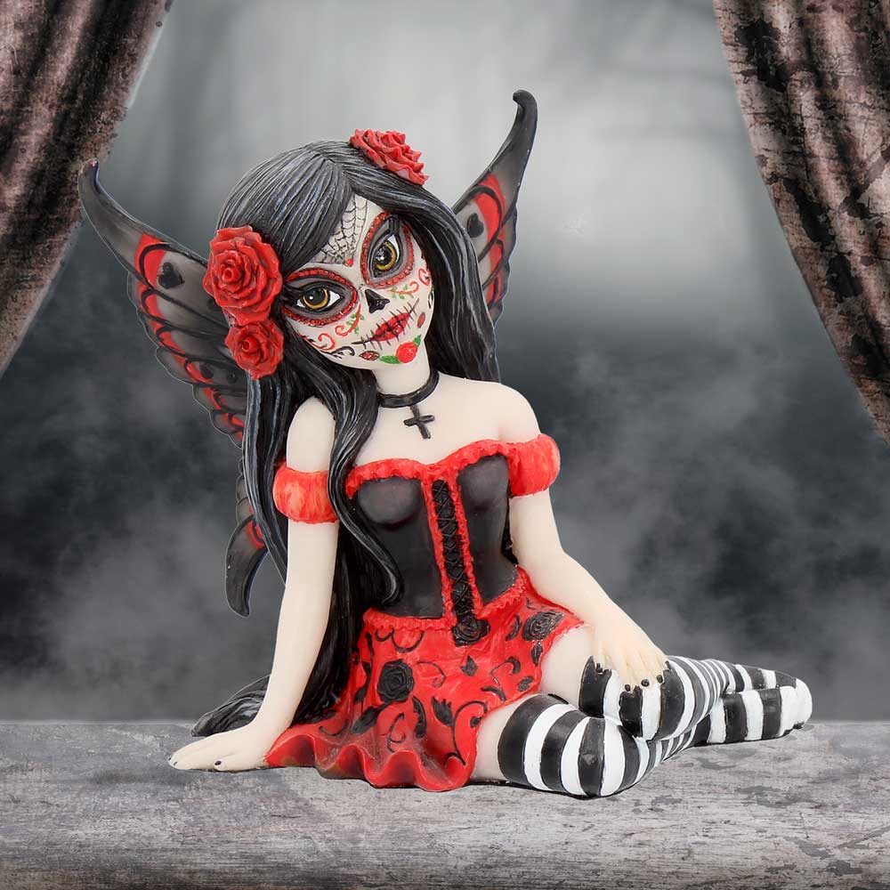 Rosalia Figurine Sugar Skull Fairy Ornament