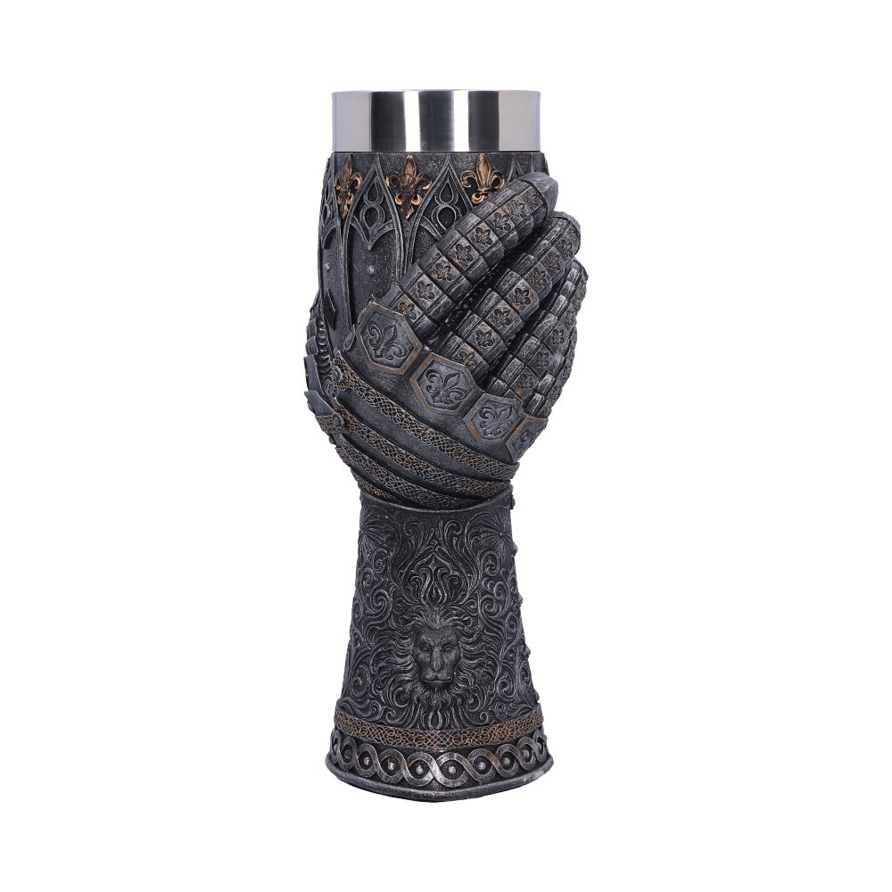 Medieval Lion Heart Gauntlet Armour Goblet