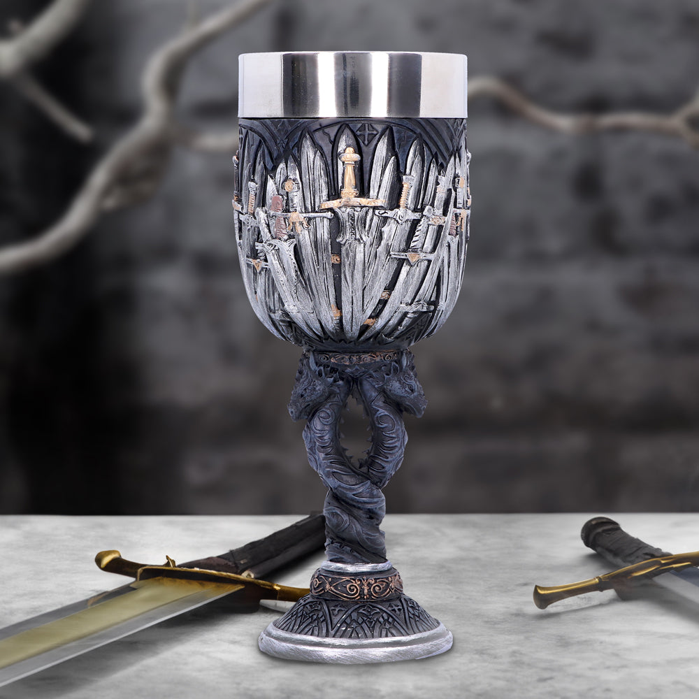 Nemesis Now Medieval Sword Dragon Wine Goblet