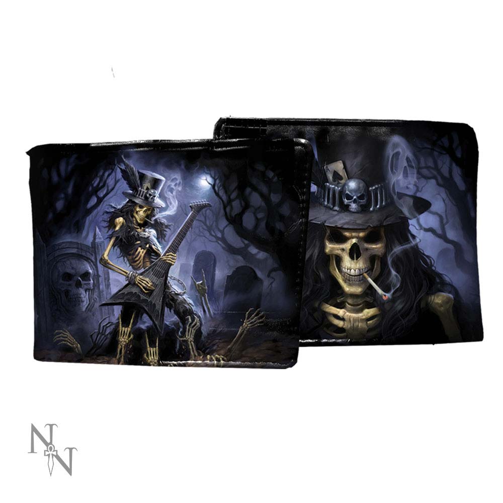 Nemesis Now James Ryman Play Dead Smoking Guitar Wallet Black 11cm