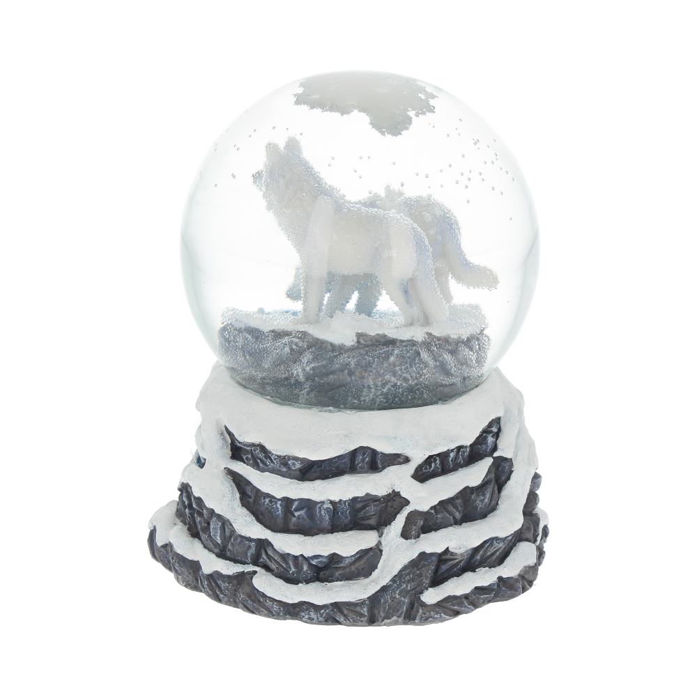 Lisa Parker Warriors of Winter Wolf Snowglobe