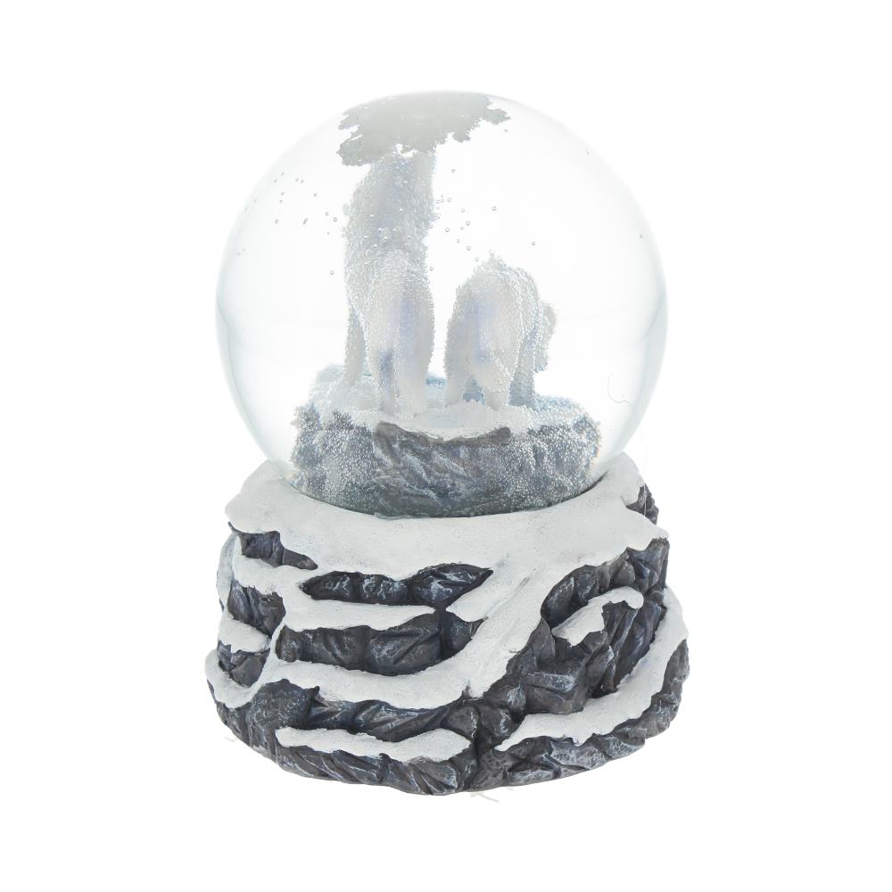 Lisa Parker Warriors of Winter Wolf Snowglobe