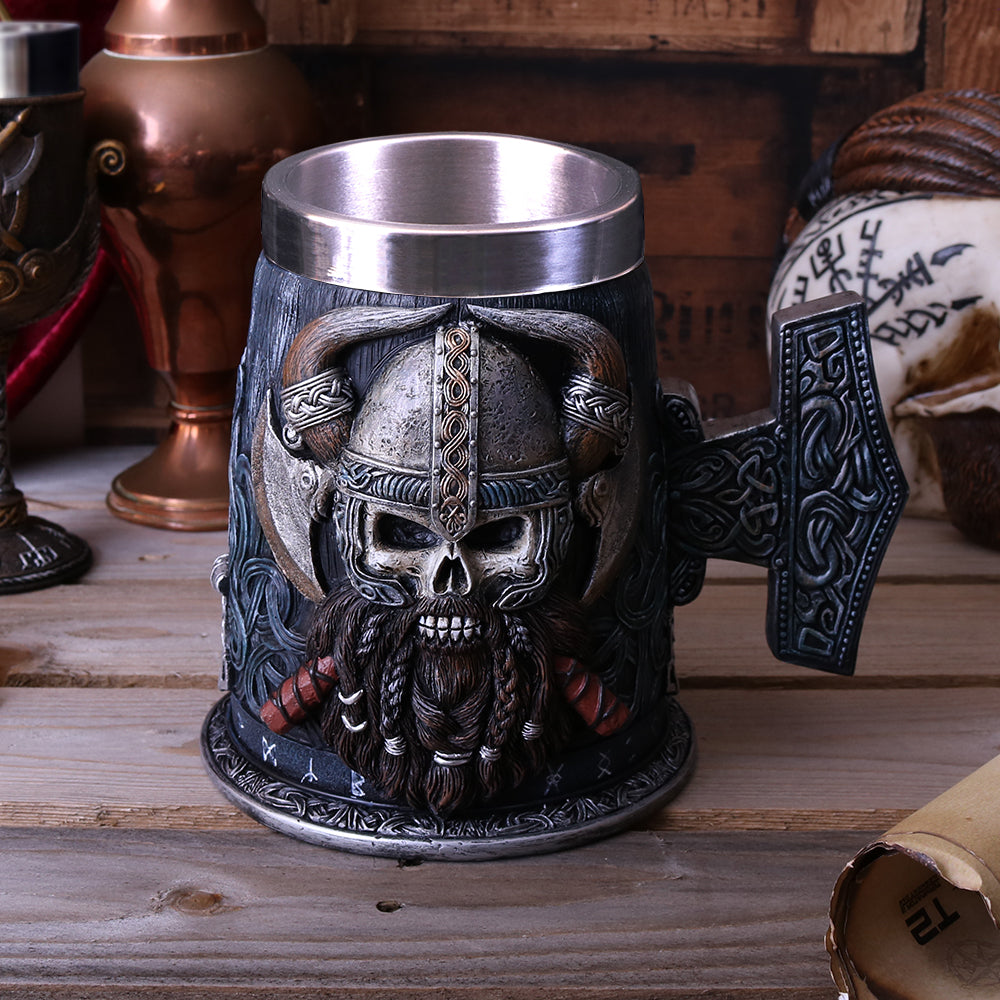 Danegeld Viking Tankard with removable stainless steel insert