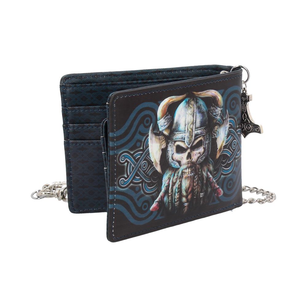 Nemesis Now Danegeld Viking Wallet with Decorative Chain Black 11cm