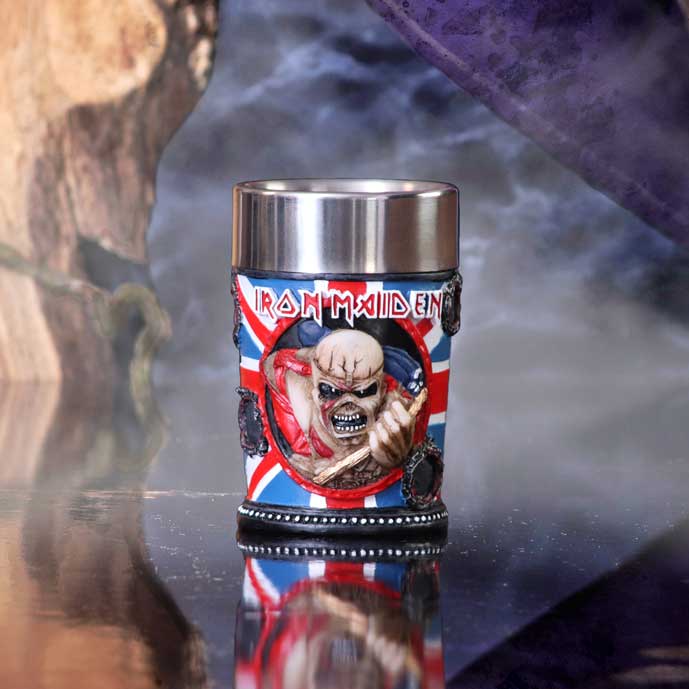 Iron Maiden Eddie The Trooper Shot Glass Officially Licensed Merchandise