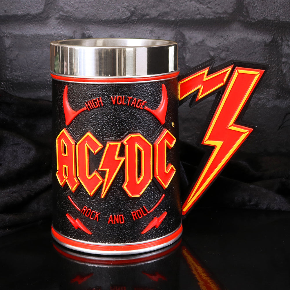 AC/DC High Voltage Rock and Roll Tankard Lighting Horns Mug