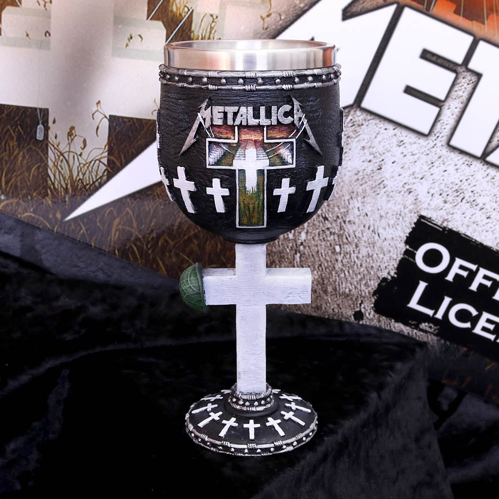 Metallica Master of Puppets Goblet Album Wine Glass
