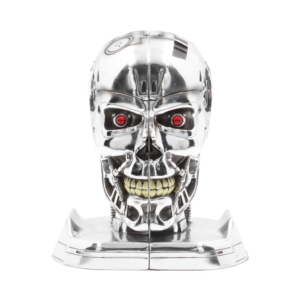 T-800 Terminator 2 Judgement Day T2 Head Bookends