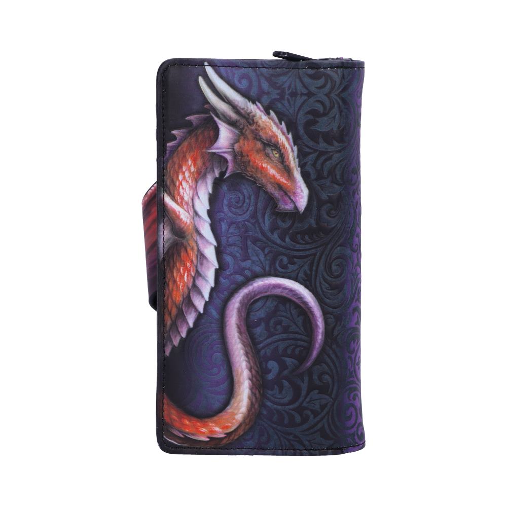 Take Flight Flying Gold Dragon Embossed Purse