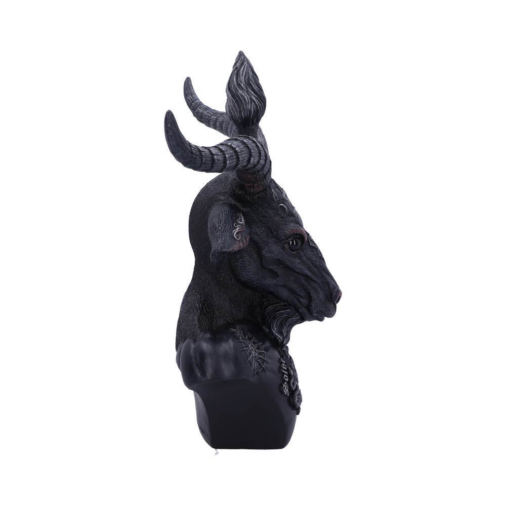 Celestial Black and Silver Baphomet Bust