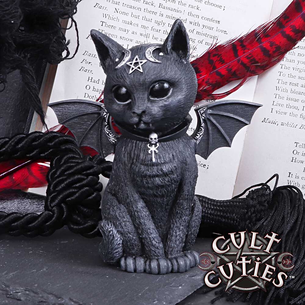 Malpuss Winged Occult Cat Figurine