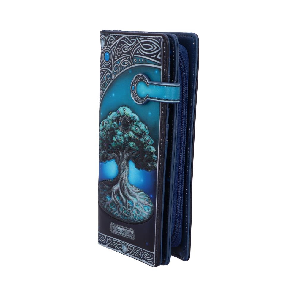 Tree of Life Pagan Moon Embossed Purse