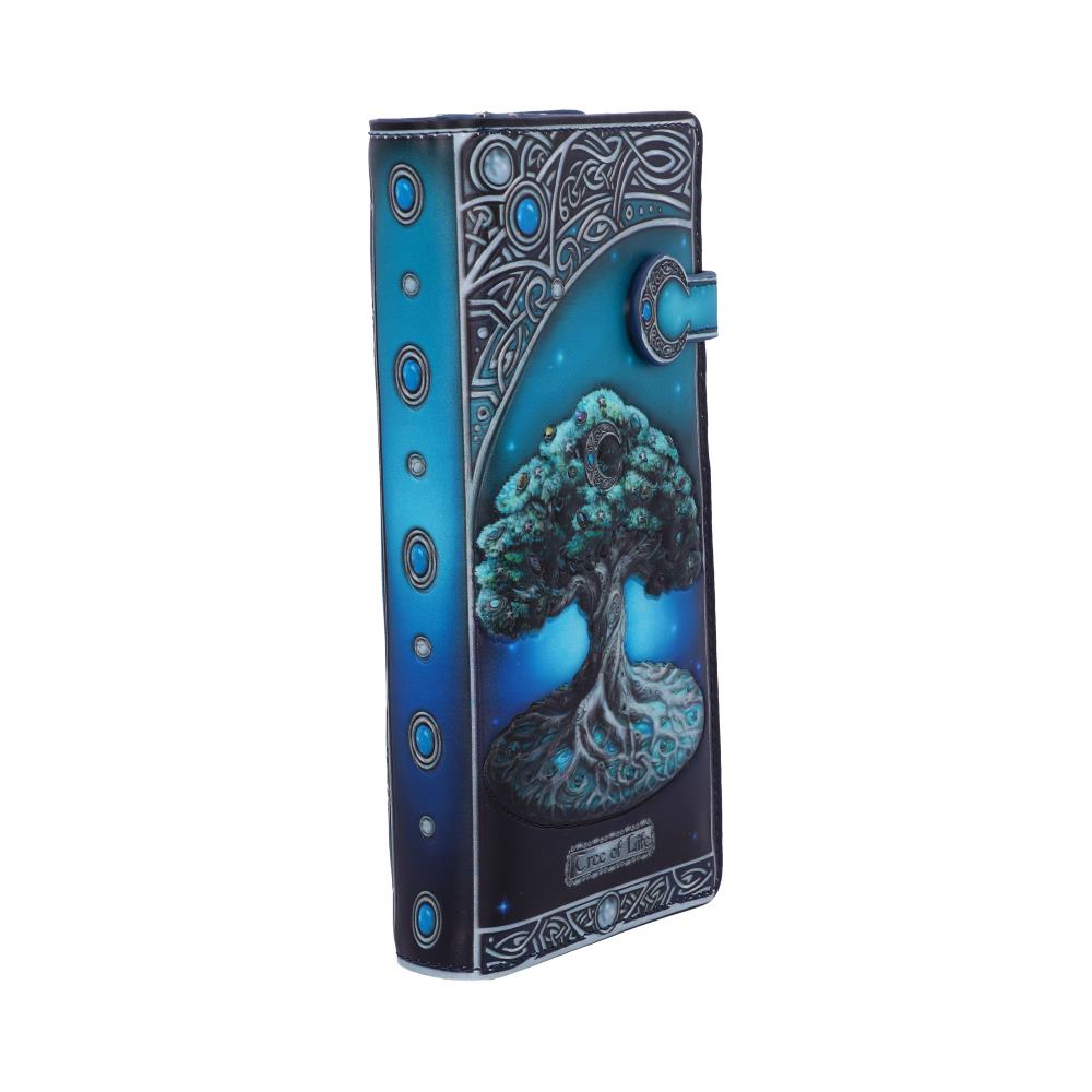 Tree of Life Pagan Moon Embossed Purse