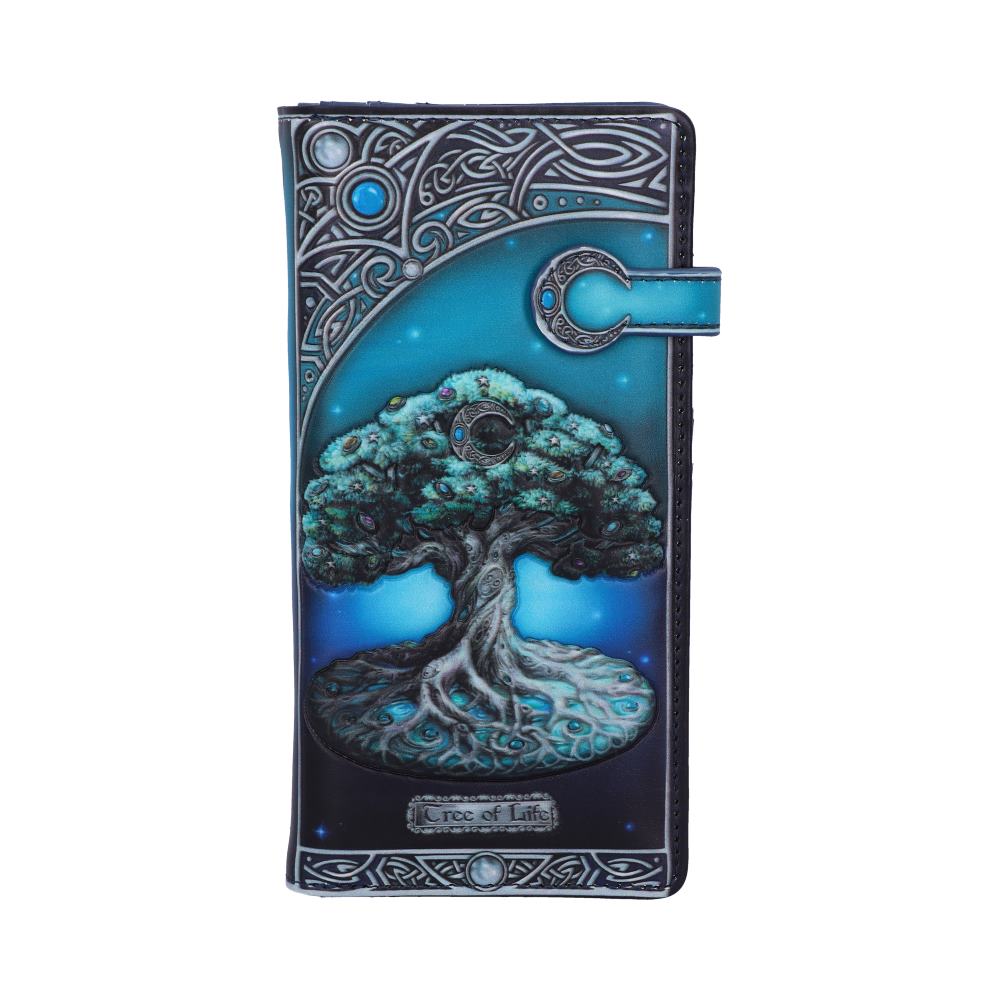 Tree of Life Pagan Moon Embossed Purse