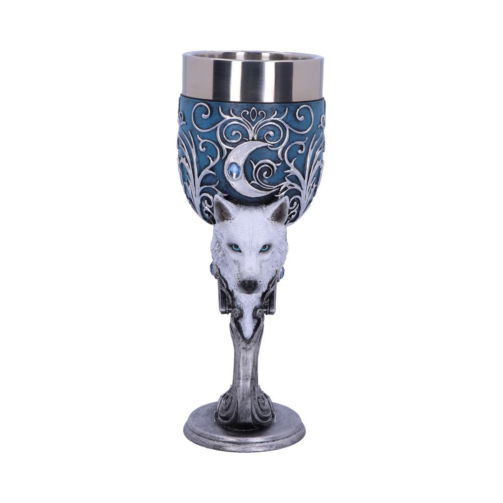 Wild at Heart Twin Wolf Heart Set of Two Goblets
