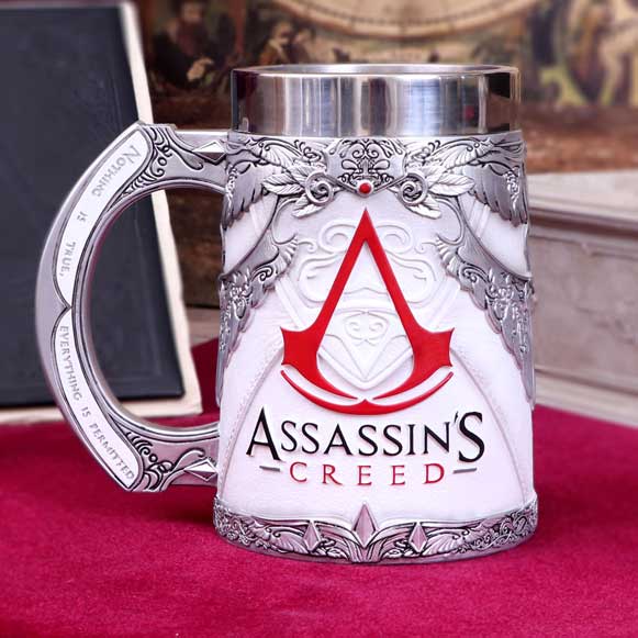Officially Licensed Assassins Creed White Game Tankard