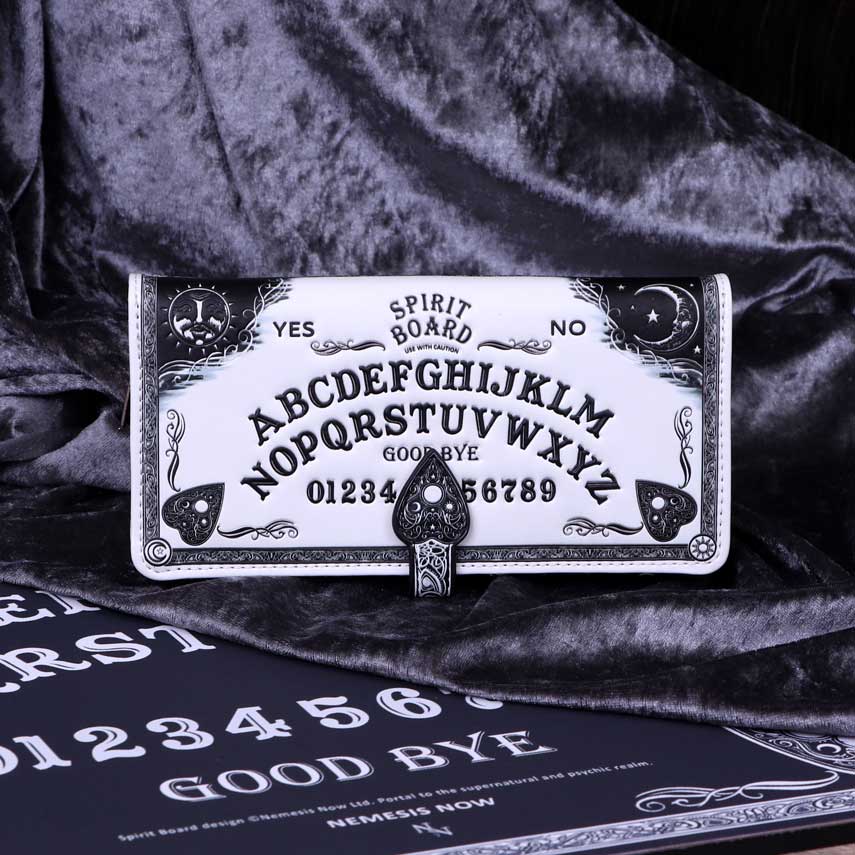 White Spirit Board Embossed Ouija Purse
