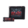 Officially Licensed AC/DC Black Ice Album Embossed Wallet and Chain