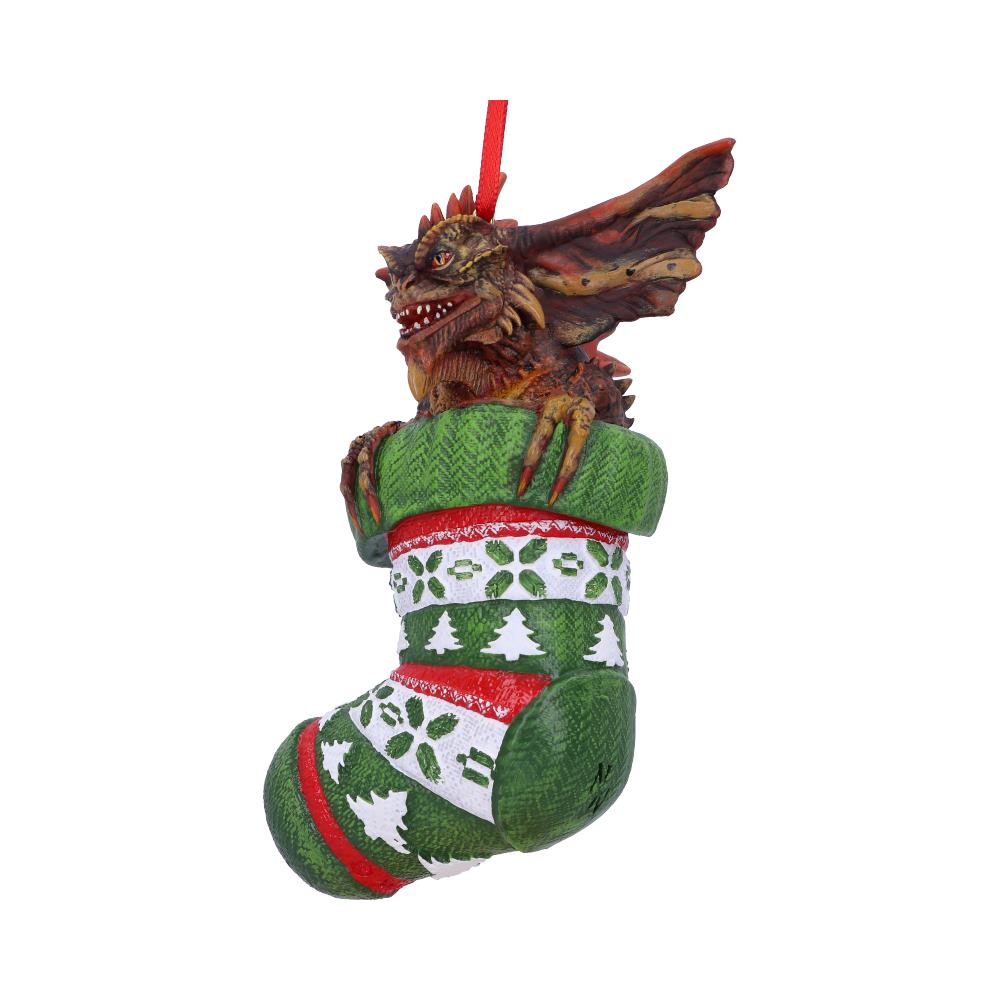 Gremlins Mohawk in Stocking Hanging Festive Decorative Ornament
