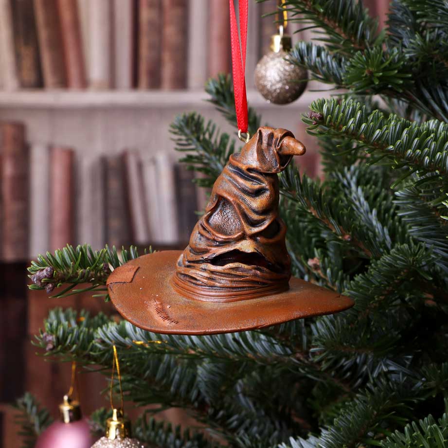 Officially Licensed Harry Potter Sorting Hat Festive Hanging Decorative Ornament
