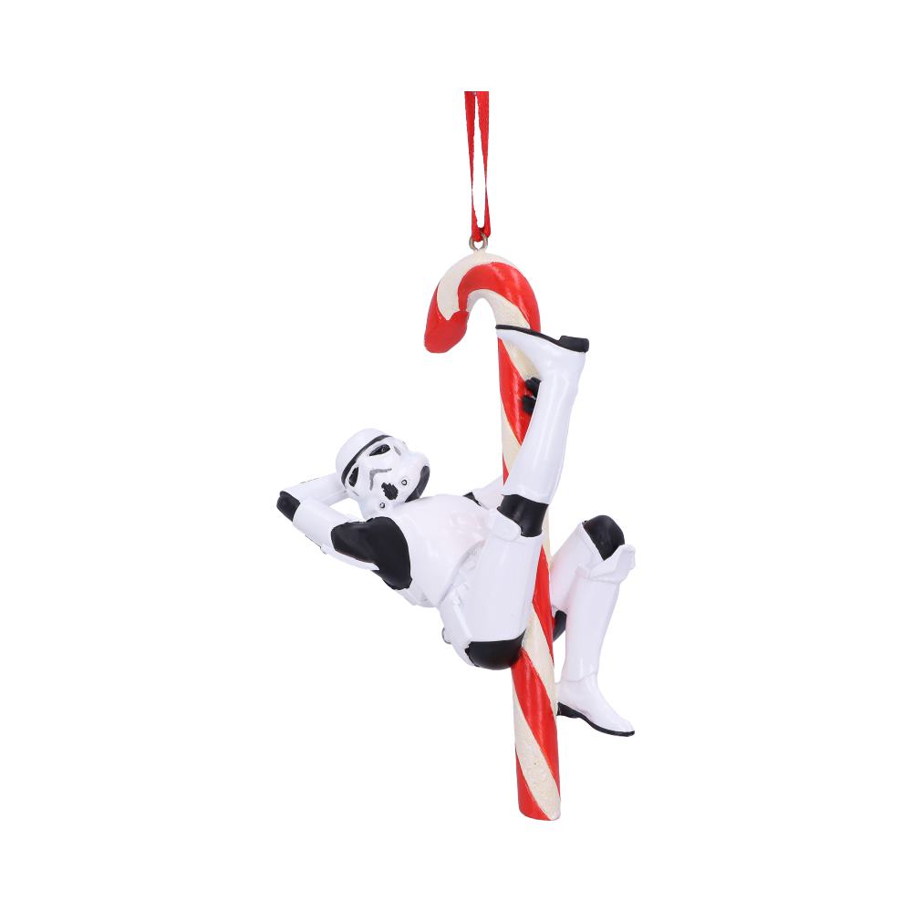 Officially Licensed Stormtrooper Candy Cane Hanging Ornament 12cm