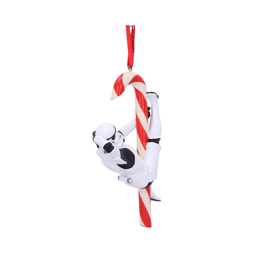 Officially Licensed Stormtrooper Candy Cane Hanging Ornament 12cm