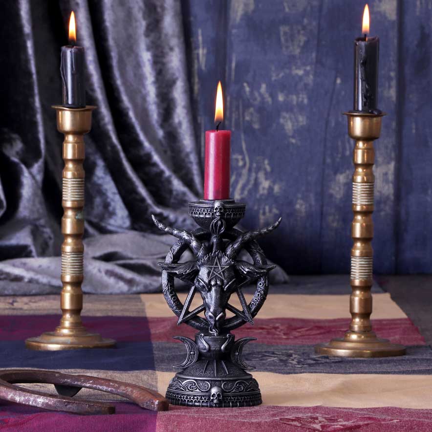 Baphomet Candle Holder 15.5cm