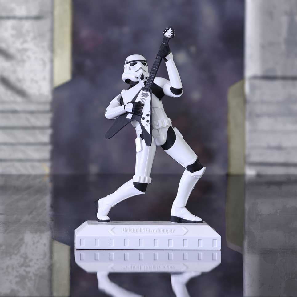 Officially Licensed Stormtrooper Rock On Guitarist Figurine 18cm