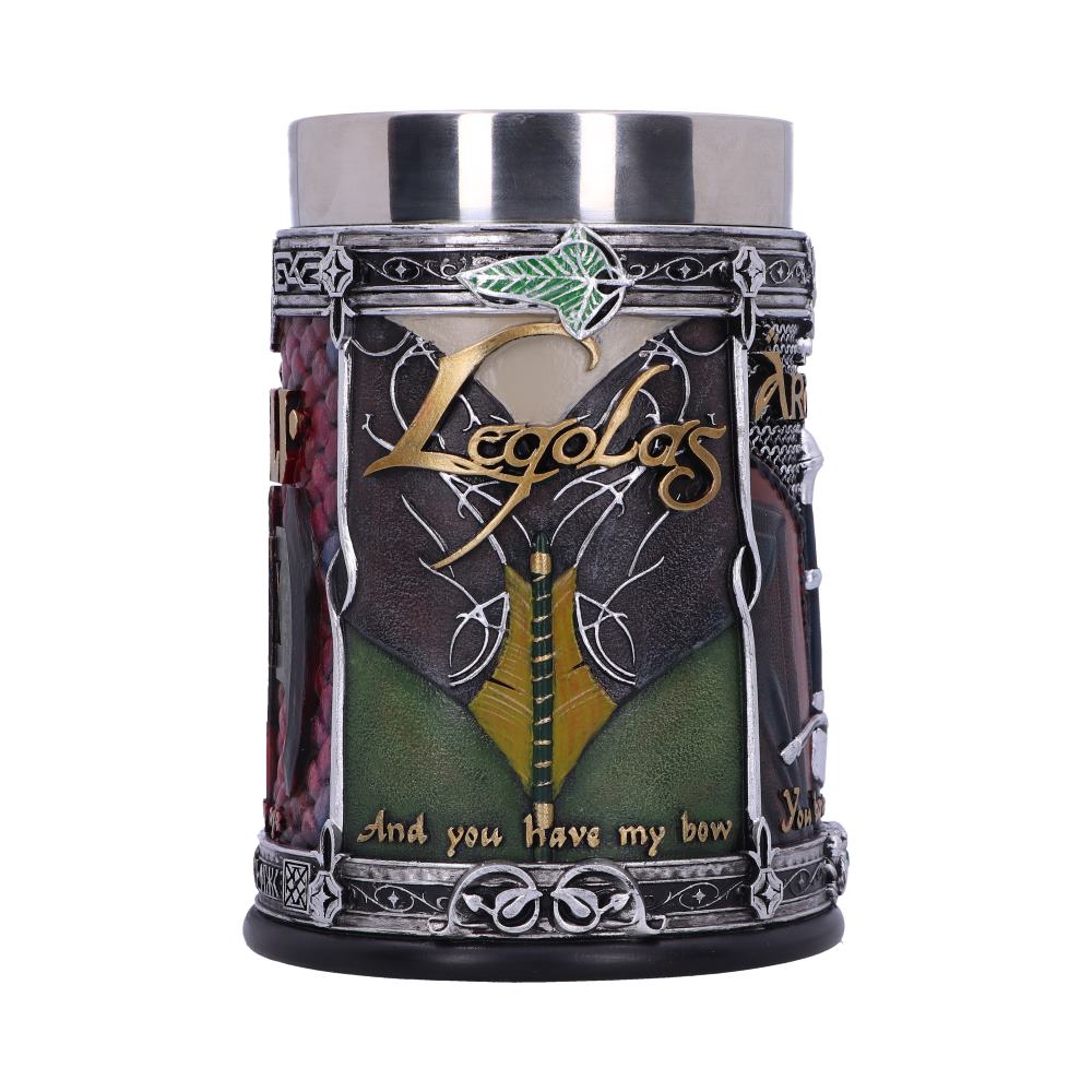 Officially Licensed Lord of the Rings The Fellowship Tankard 15.5cm
